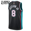 Dječji NBA Dres Memphis Grizzlies Jaren Jackson JR Nike 2025-26 Classic Edition Crno Swingman